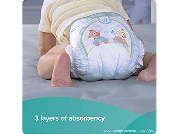 Pampers Baby Size 1 Diapers Super Pack